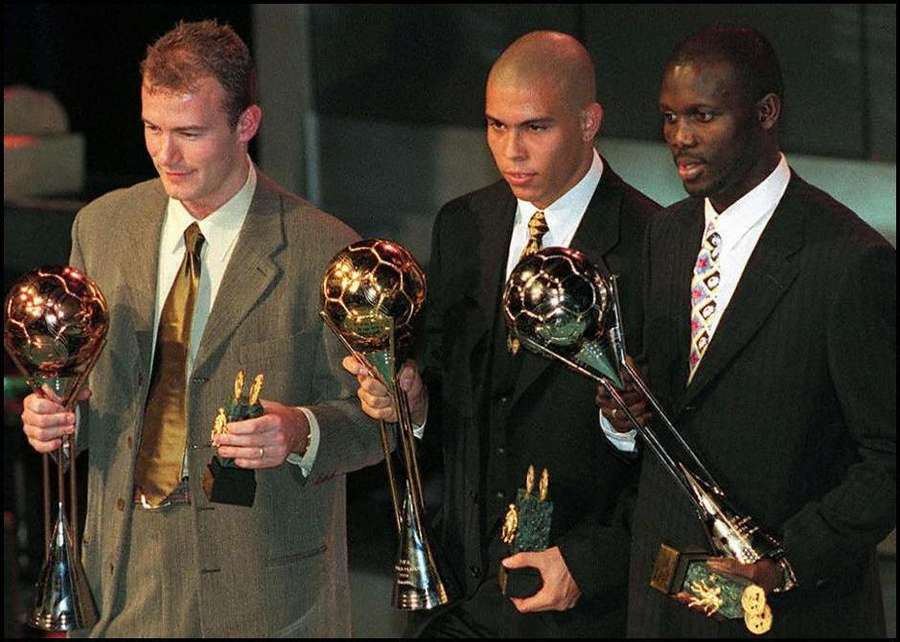 Alan Shearer, Ronaldo Nazario, George Weah